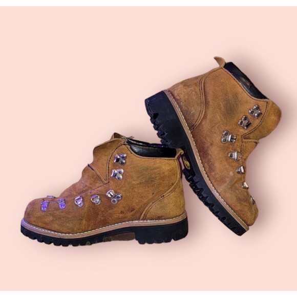 Vintage Vibram Leather Boots - Picture 2 of 5